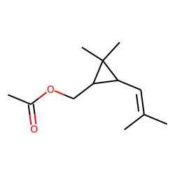 ((1R,3R)-2,2-dimethyl-3-(2-methylprop-1-en-1-yl)cyclopropyl)methyl acetate