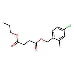 Succinic acid, 4-chloro-2-methylbenzyl propyl ester