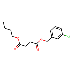 Succinic acid, butyl 3-chlorobenzyl ester