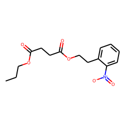 Succinic acid, 2-nitrophenethyl propyl ester
