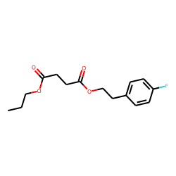 Succinic acid, 4-fluorophenethyl propyl ester