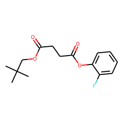 Succinic acid, 2-fluorophenyl neopentyl ester