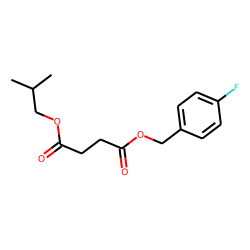 Succinic acid, 4-fluorobenzyl isobutyl ester