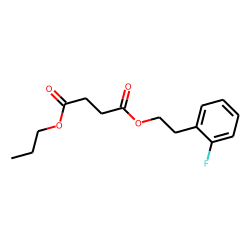 Succinic acid, 2-fluorophenethyl propyl ester