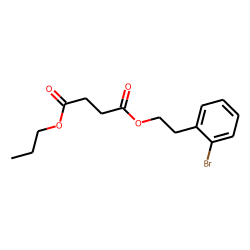 Succinic acid, 2-bromophenethyl propyl ester
