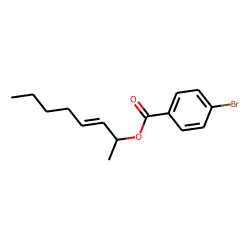 4-Bromobenzoic acid, oct-3-en-2-yl ester