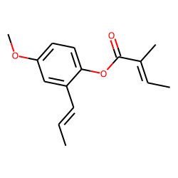 4-Methoxy-2-(1-propenyl)-phenyl tiglate