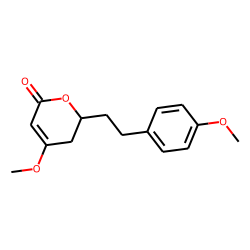 4-Methoxy-6-(4-methoxyphenethyl)-5,6-dihydro-2H-pyran-2-one