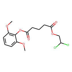 Glutaric acid, 2,2-dichloroethyl 2,6-dimethoxyphenyl ester