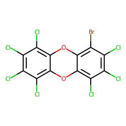 1-bromo,2,3,4,6,7,8,9-heptachloro-dibenzo-dioxin
