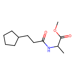 L-Alanine, N-(3-cyclopentylpropionyl)-, methyl ester