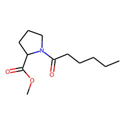 l-Proline, N-caproyl-, methyl ester