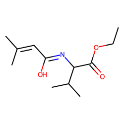 L-Valine, N-(3-methylbut-2-enoyl)-, ethyl ester
