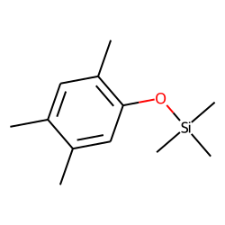 Phenol, 2,4,5-trimethyl, TMS