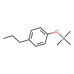 Phenol, 4-propyl, TMS