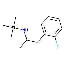 2-Fluoroamphetamine, N-trimethylsilyl-