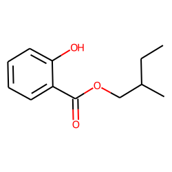 Benzoic acid, 2-hydroxy-, 2-methylbutyl ester