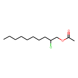 1-Decanol, 2-chloro, acetate