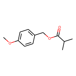 Propanoic acid, 2-methyl-, (4-methoxyphenyl)methyl ester