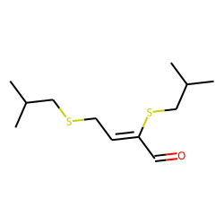 2,4-Bis(isobutylthio)but-2-enal