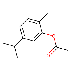 Phenol, 2-methyl-5-(1-methylethyl)-, acetate