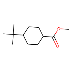 Methyl cyclohexanecarboxylate, 4-(1,1-dimethylethyl), # 1