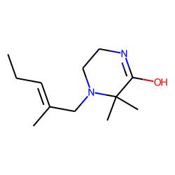 2,2-Dimethyl-1-(2'-methyl-delta^2-pentenyl)-3-piperazinone