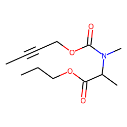 DL-Alanine, N-methyl-N-(byt-2-yn-1-yloxycarbonyl)-, propyl ester