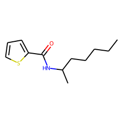 2-Thiophenecarboxamide, N-(hept-2-yl)-