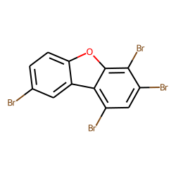 1,3,4,8-tetrabromo-dibenzofuran