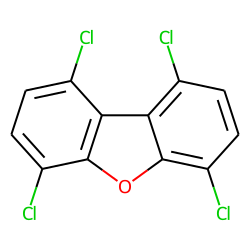 Dibenzofuran, 1,4,6,9-tetrachloro