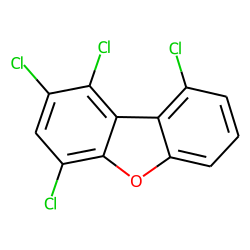 Dibenzofuran, 1,2,4,9-tetrachloro
