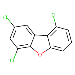 Dibenzofuran, 2,4,9-trichloro
