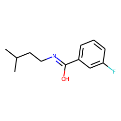 Benzamide, 3-fluoro-N-(3-methylbutyl)-