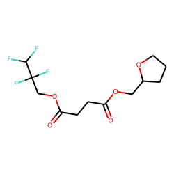 Succinic acid, 2,2,3,3-tetrafluoropropyl tetrahydrofurfuryl ester