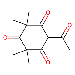 6-acetyl-2,2,4,4-tetramethylcyclohexane-1,3,5-trione