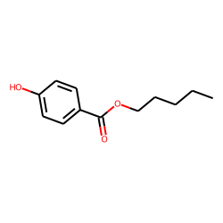 Benzoic acid, 4-hydroxy-, pentyl ester