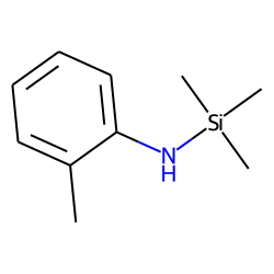 Benzenamine, 2-methyl, mono-TMS