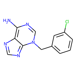 Adenine, 3-(m-chlorobenzyl)-