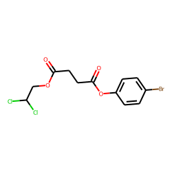 Succinic acid, 2,2-dichloroethyl 4-bromophenyl ester