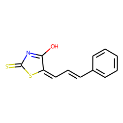 Rhodanine, 5-cinnamylidene-