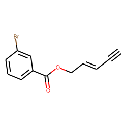3-Bromobenzoic acid, pent-2-en-4-ynyl ester