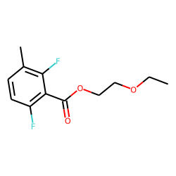 2,6-Difluoro-3-methylbenzoic acid, 2-ethoxyethyl ester