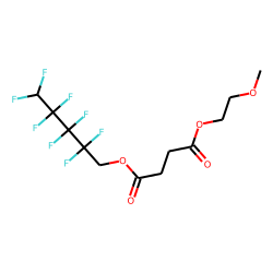 Succinic acid, 2,2,3,3,4,4,5,5-octafluoropentyl 2-methoxyethyl ester