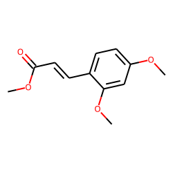 trans-2,4-Dimethoxycinnamic acid, methyl ester