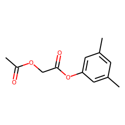 Acetoxyacetic acid, 3,5-dimethylphenyl ester