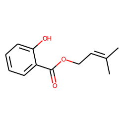 Benzoic acid, 2-hydroxy-, 3-methyl-2-butenyl ester