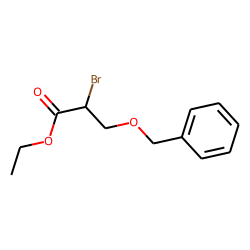 Propionic acid, 3-(benzyloxy)-2-bromo-, ethyl ester