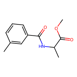 L-Alanine, N-(m-toluoyl)-, methyl ester