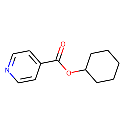 Isonicotinic acid, cyclohexyl ester